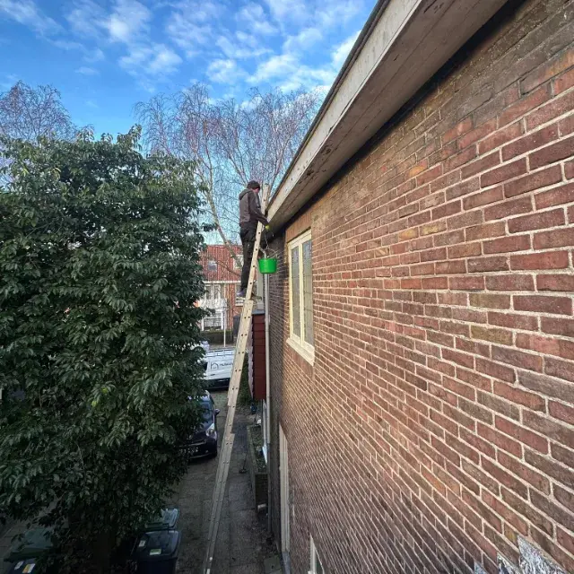 Dakgoot laten schoonmaken (1)